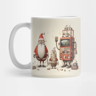 Santa Claus & Robot 2 Mug